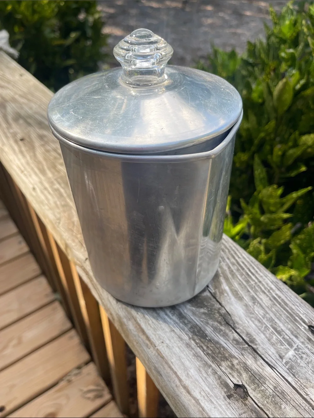 Vintage Aluminum Coffee Pot Percolator